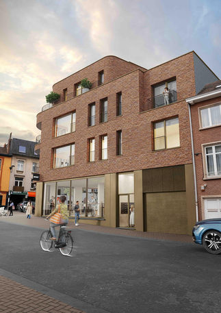 Construction d'un immeuble mixte à l'angle de la rue Vanderkindere et de la rue de la Primevère à Uccle
corbisier architectes