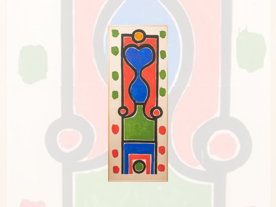 Albert Chubac est un peintre et sculpteur suisse rattaché à l’École de Nice. Formé à Genève, il développe d’abord une peinture figurative avant d’évoluer vers une abstraction libre, colorée et construite. Son œuvre, située entre peinture, collage, relief et sculpture, explore la matière, la forme et l’espace avec une grande liberté plastique. Il compte parmi les figures singulières de la scène artistique niçoise de l’après-guerre.