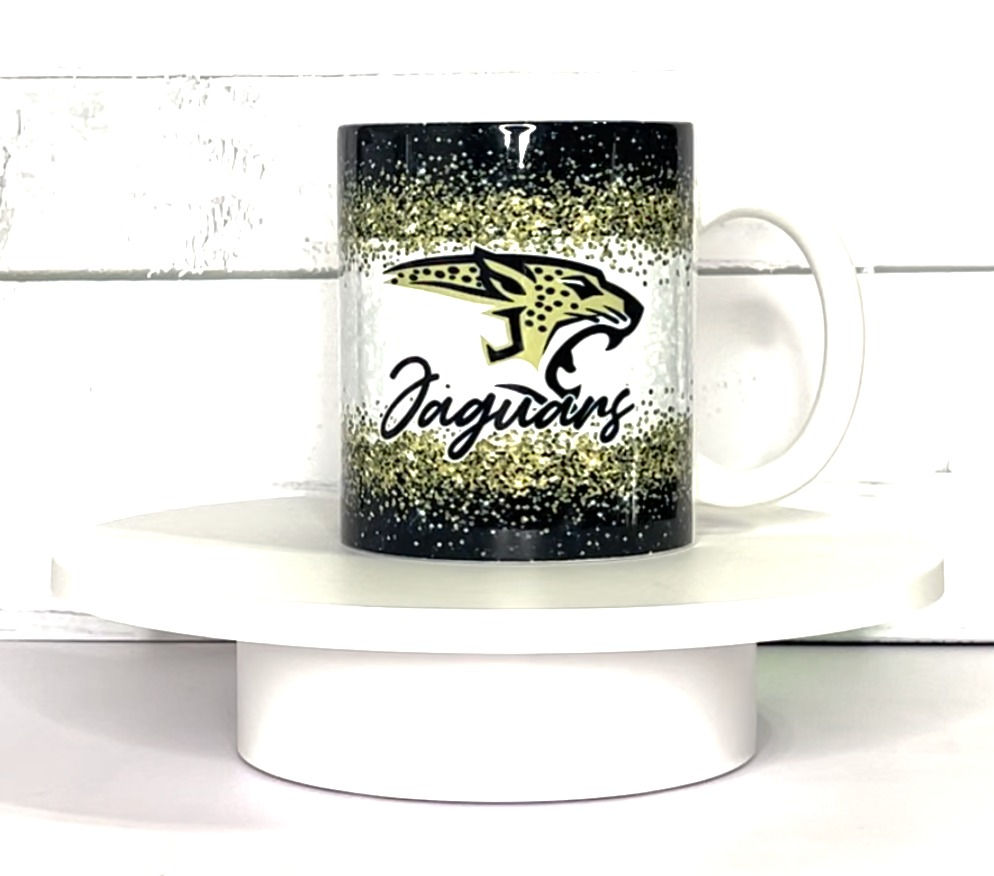 Johnson HS Jaguar Glitter Ombre - 12 OZ  Mug