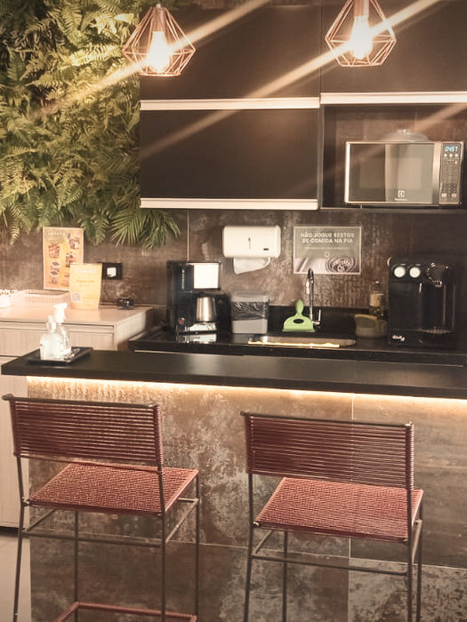 Cozinha planejada cowoking