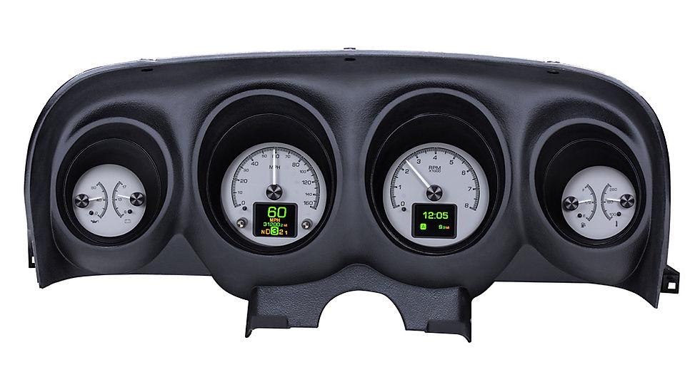 Thumbnail: Dakota Digital HDX Direct-Fit Analog Gauges (1965-1966 Ford Mustang)