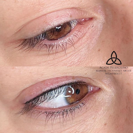 Hollywood: il trucco semipermanente totalmente manuale per labbra e eyeliner! C'è il trucco...
