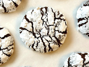 Chewy Chocolate Crinkle Cookies