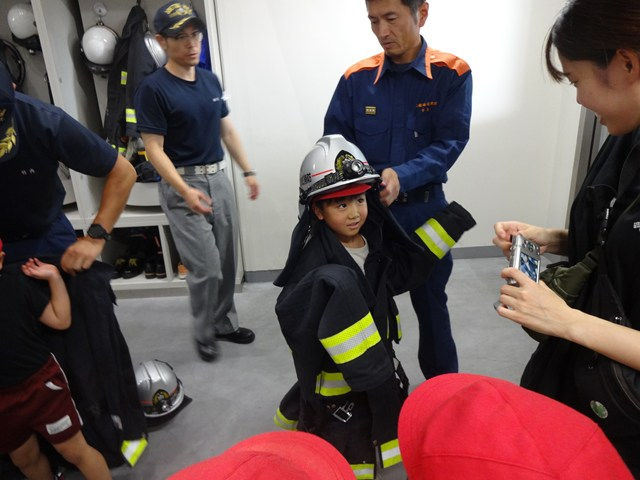 R７年度ゆりぐみ　上越消防署見学＜5歳児＞