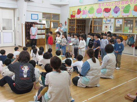 R8年度新入園児歓迎会<全園児>