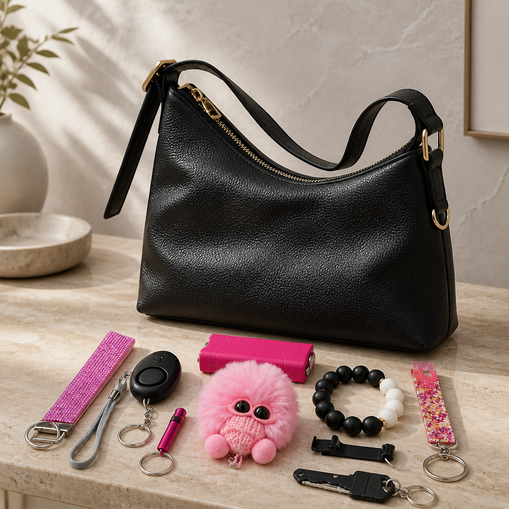 Black purse set