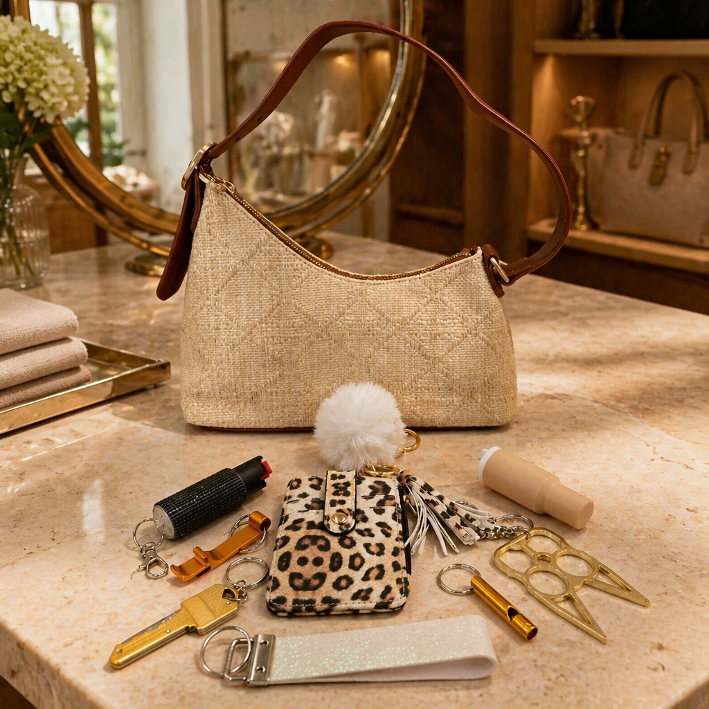 Brown Purse Set