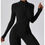 Thumbnail: Fleeced Super Sculpt Longsleeve Jumpsuit (size down)