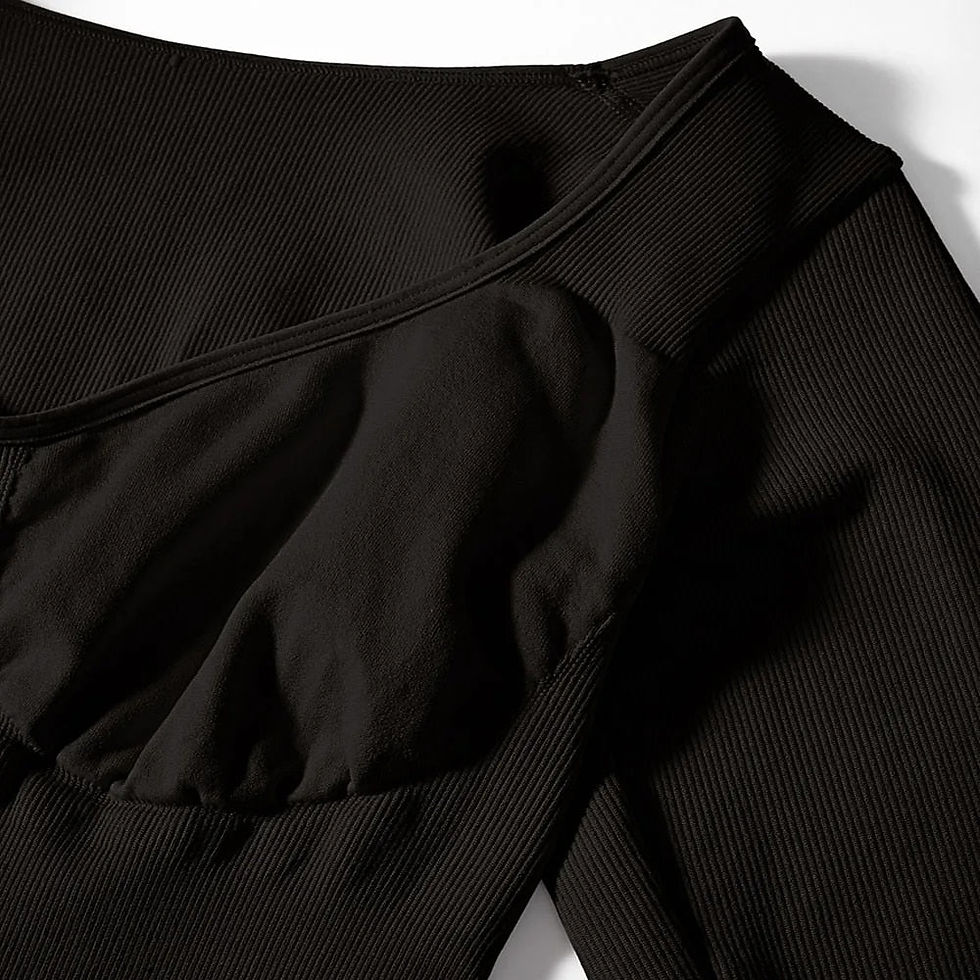 Thumbnail: Longsleeve Ribbed Shapewear Bodysuit