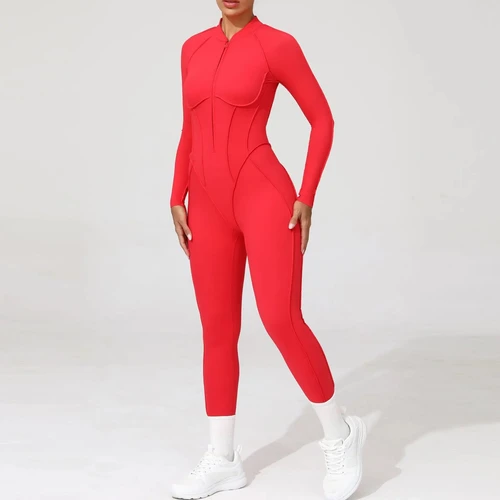 USA輸入　LuckyLeo　セットアップ Iconic Longsleeve Zip Jumpsuit | LUCKY LABEL