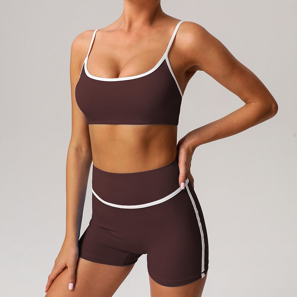 Thumbnail: Lori Panel Crop Top & Shorts Set