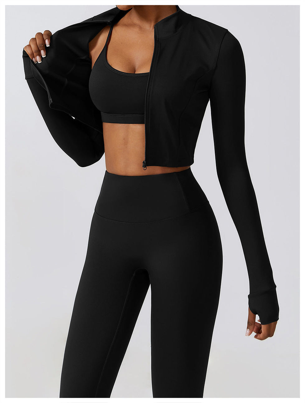 Thumbnail: Madelyn Zip Longsleeve Top
