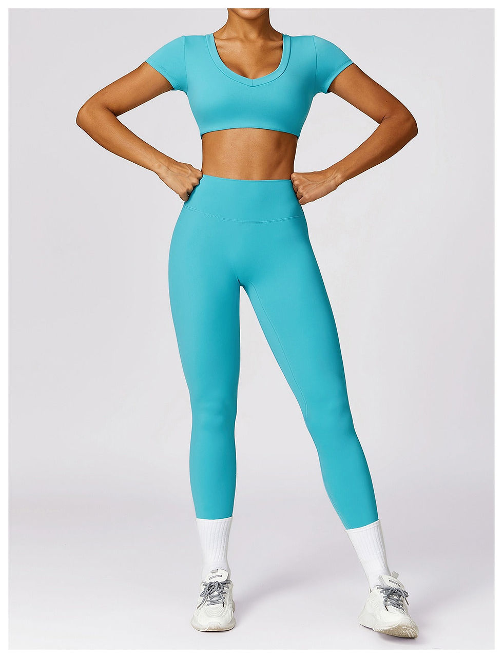 Thumbnail: Carrie Crop Top & Leggings Set