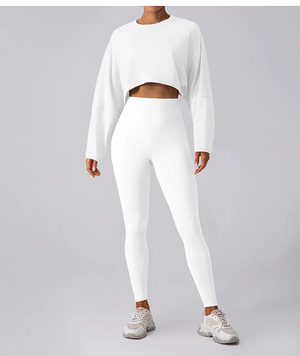 Thumbnail: Calista Crop Top & Leggings Set