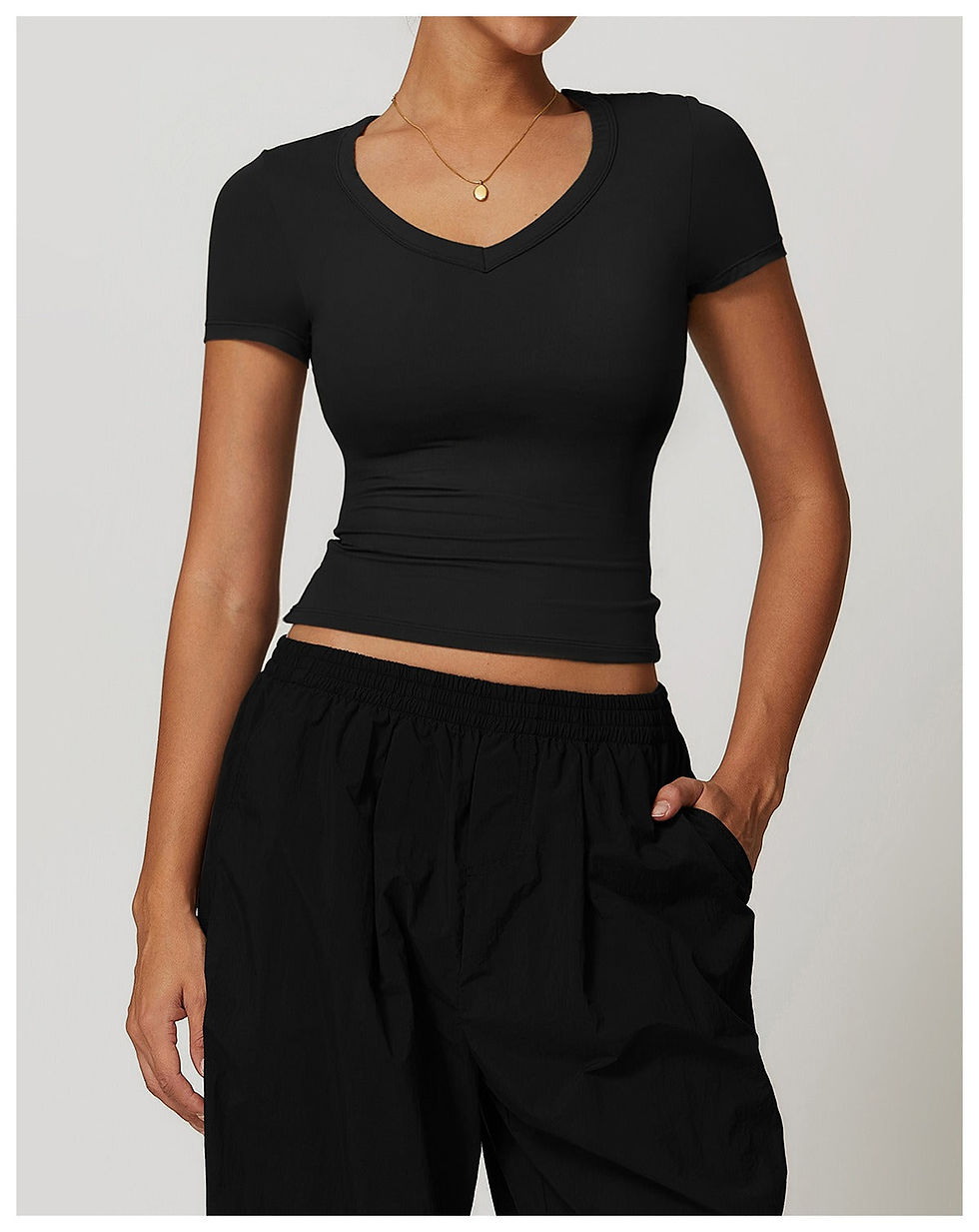 Thumbnail: Maris V-Neck T-Sleeve Top