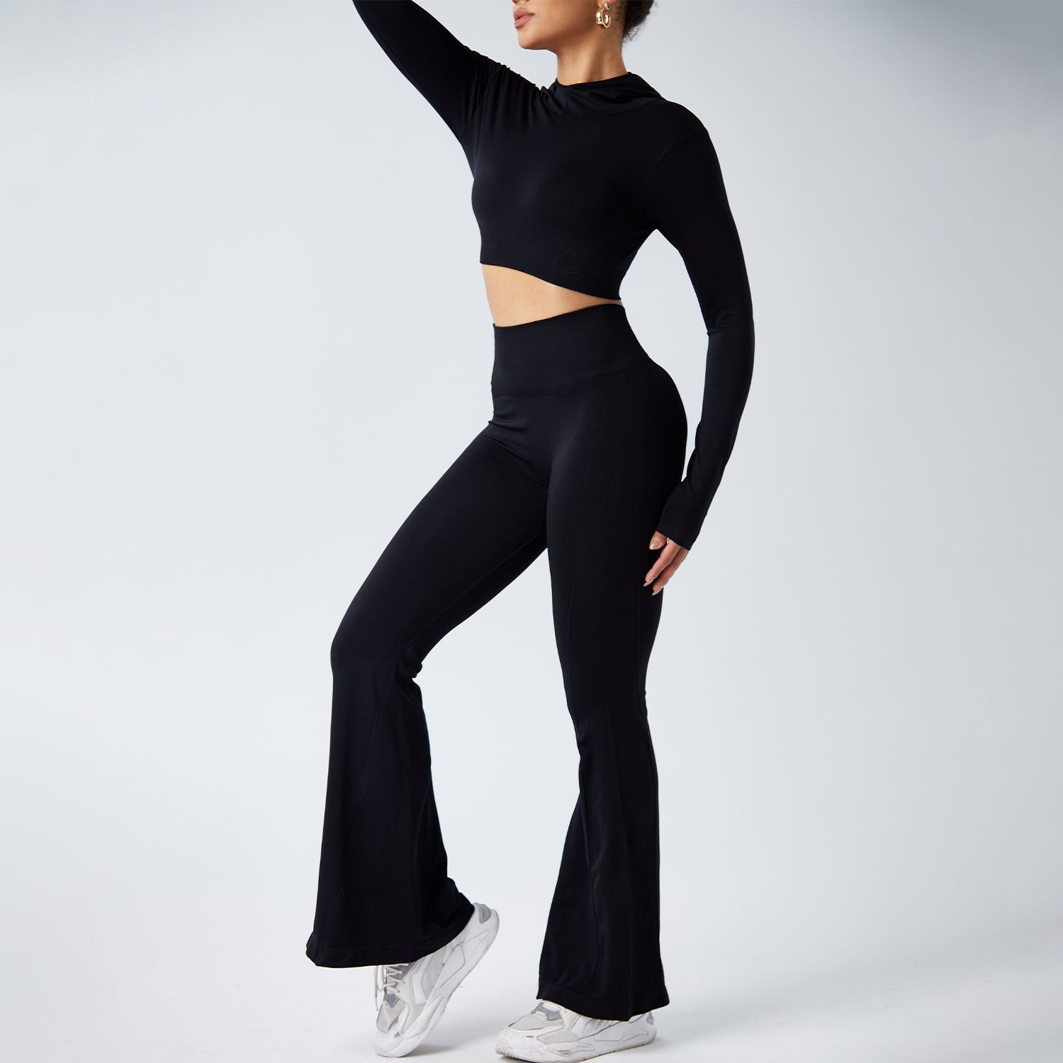 Hester Hoodie Top & Flared Set