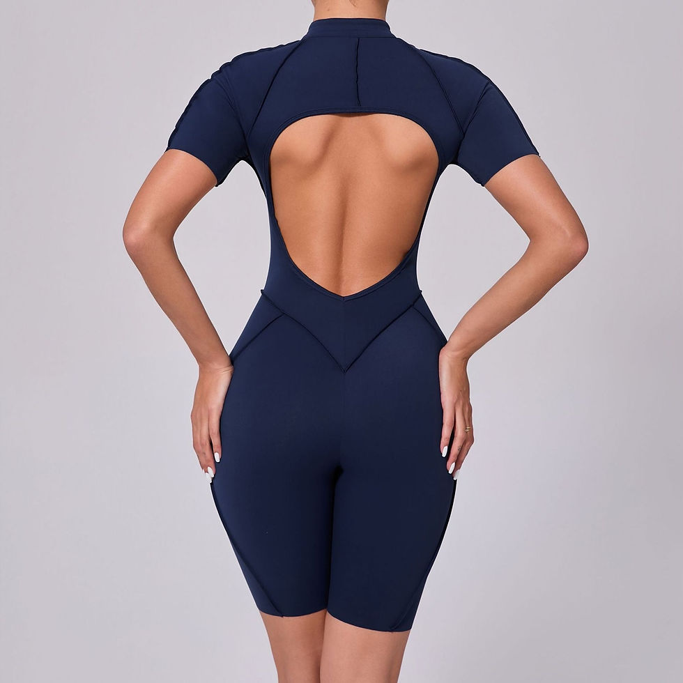 Thumbnail: Iconic T-Sleeve Zip Romper