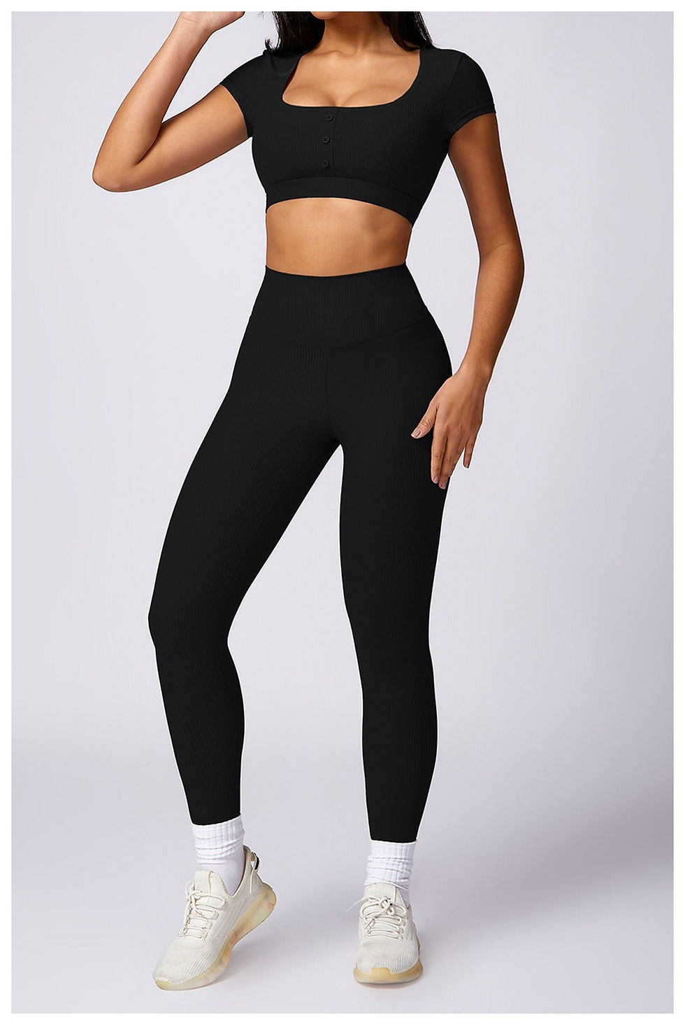 Thumbnail: Valerie Buttoned Crop Top