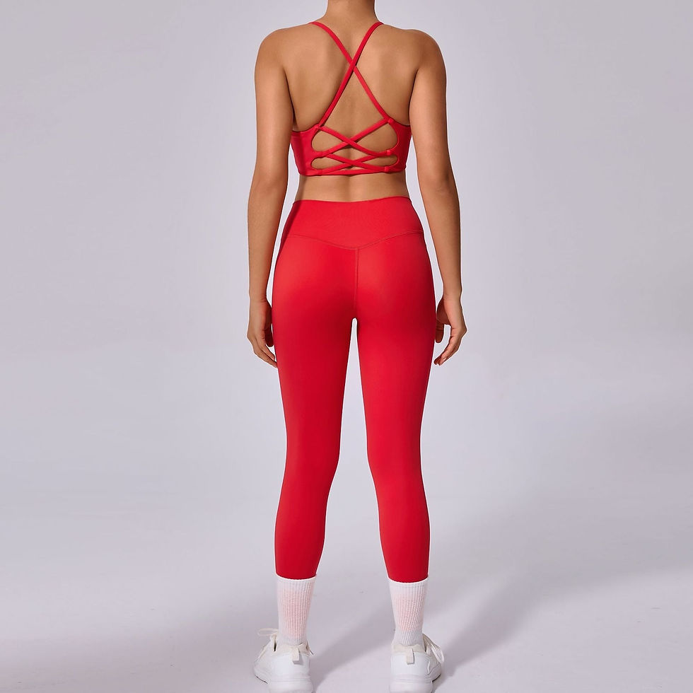 Thumbnail: Sylvia Cross Back Top & Leggings Set