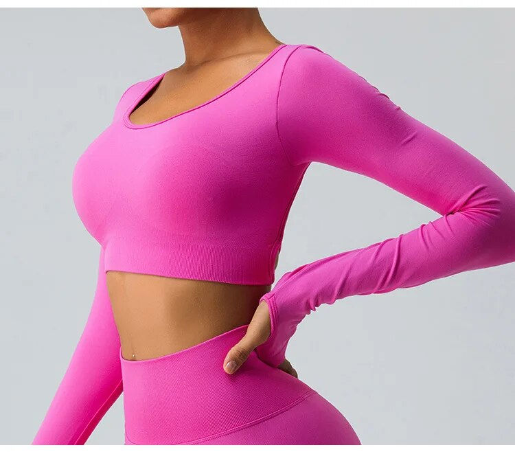 Thumbnail: Tina Cross Back Longsleeve Top