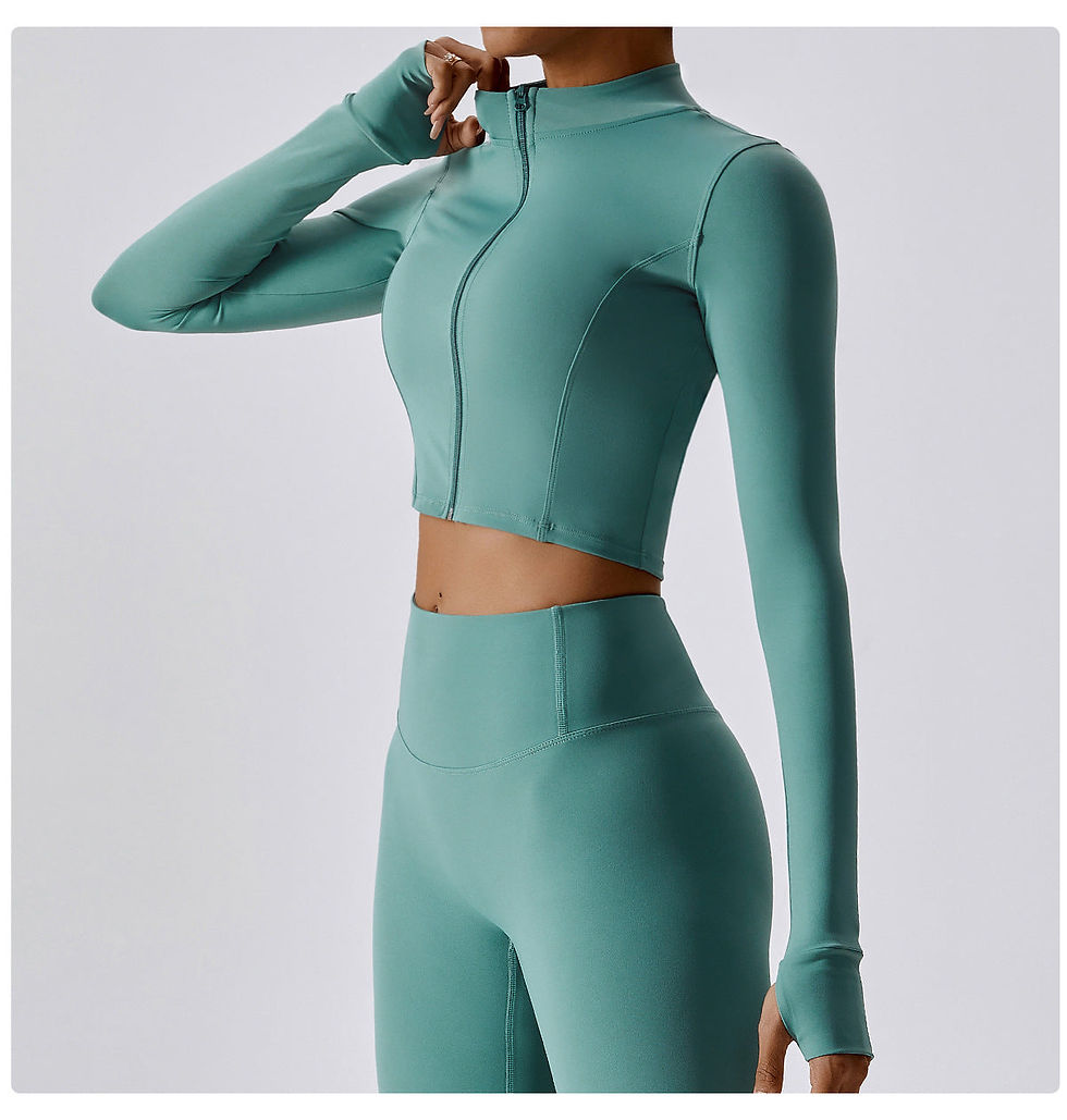 Thumbnail: Thea Zip Longsleeve Top