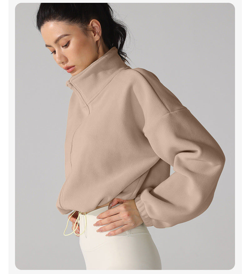 Thumbnail: Auli Fleeced Zip Jacket