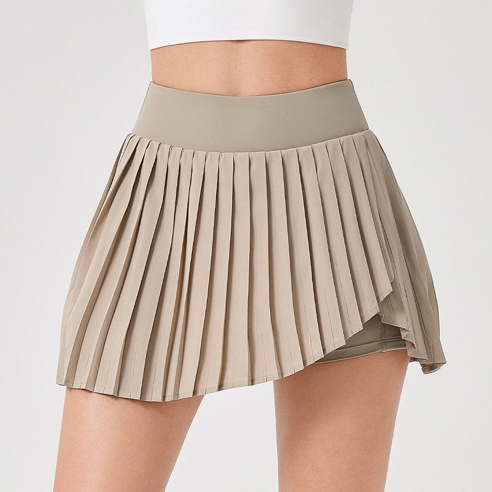Beverly Cross Over Pleated Skort