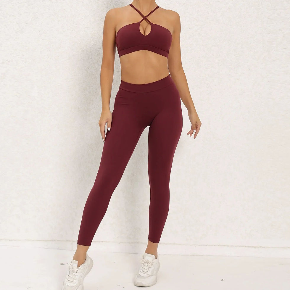 Thumbnail: Nixi Cross Bra & Leggings Set