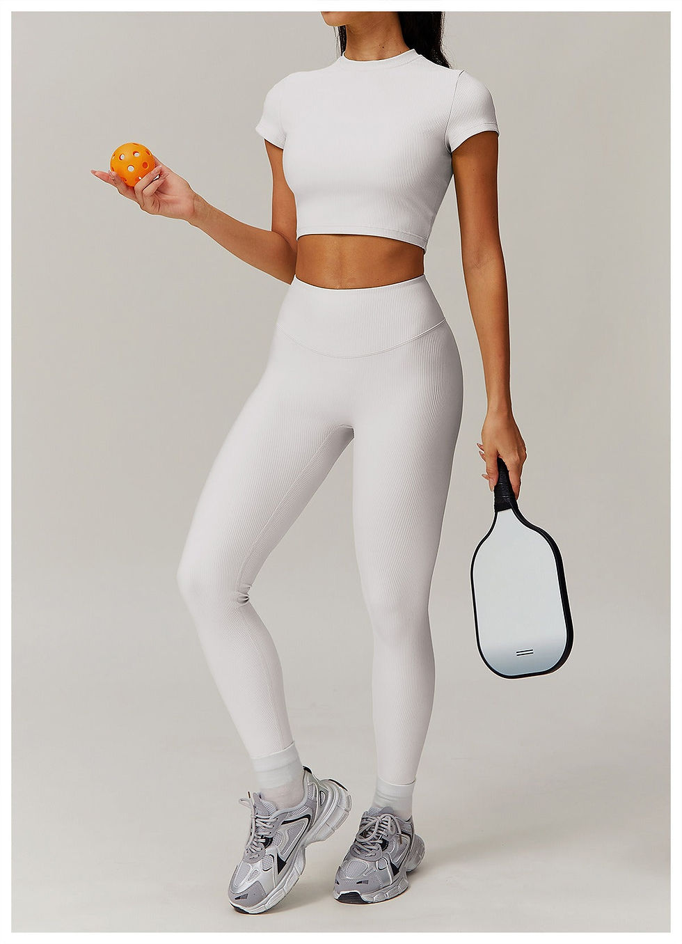 Thumbnail: Casey T-Sleeve Top & Leggings Set