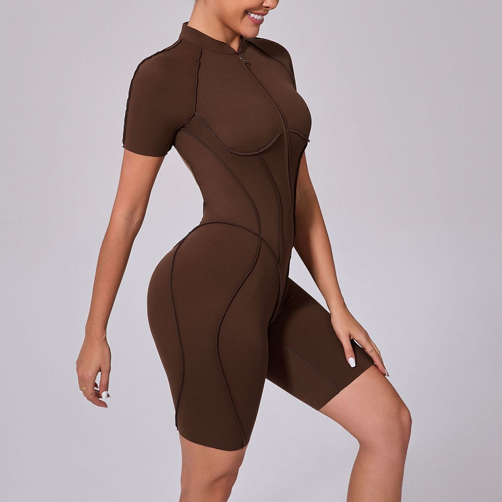 Thumbnail: Iconic T-Sleeve Zip Romper
