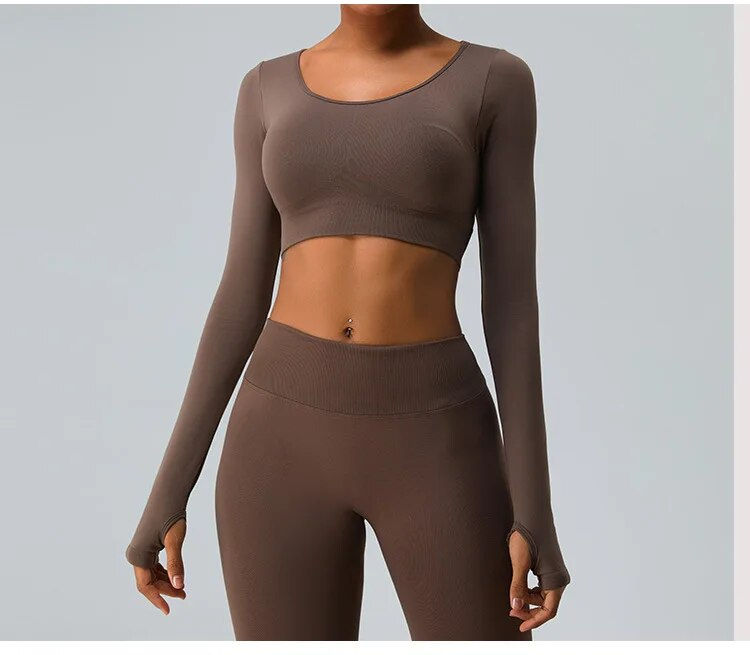 Thumbnail: Tina Cross Back Longsleeve Top