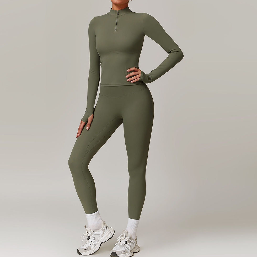 Thumbnail: Rosy Quarter Zip Longsleeve Top