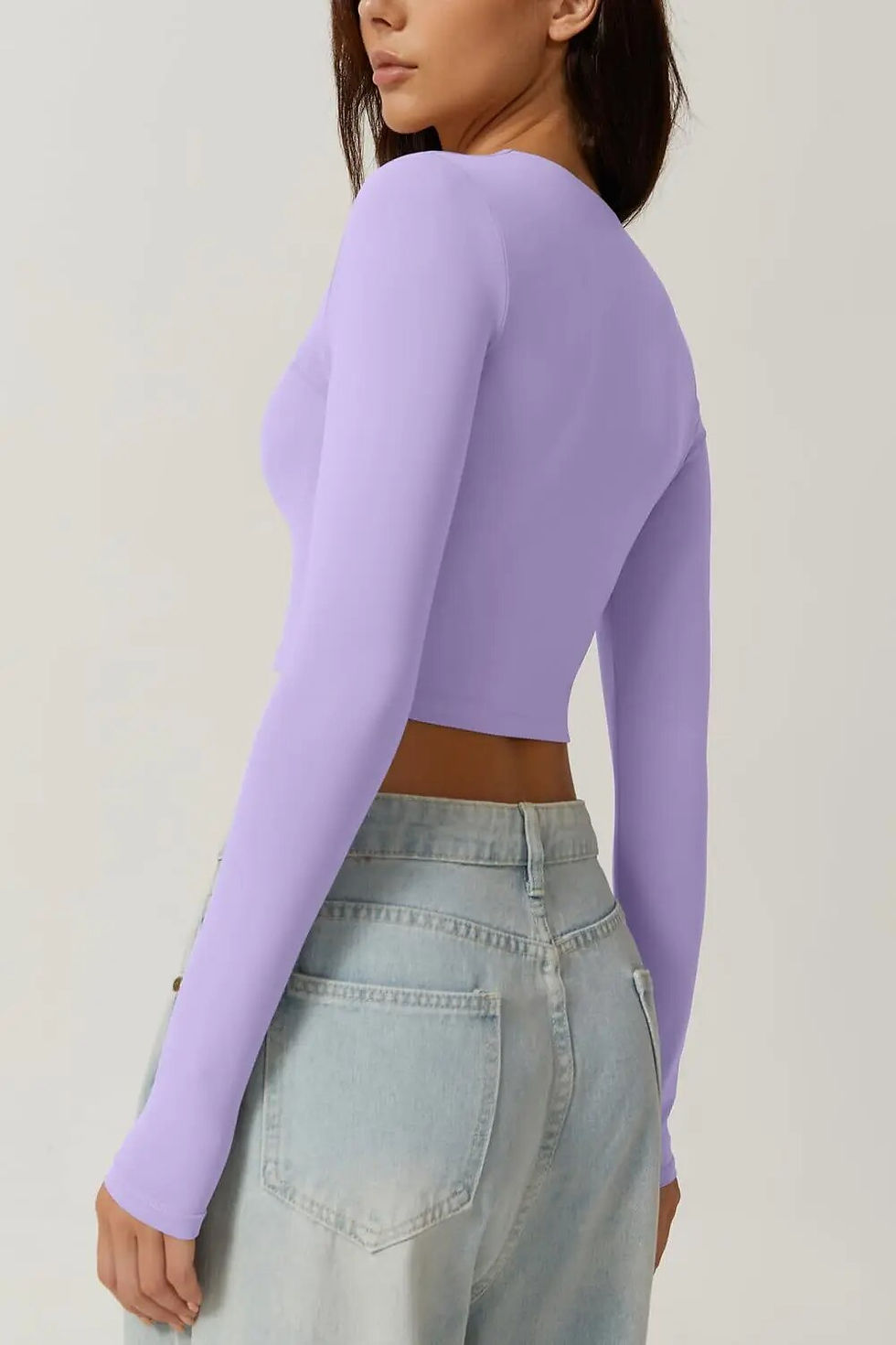 Thumbnail: Square Cut Longsleeve Top