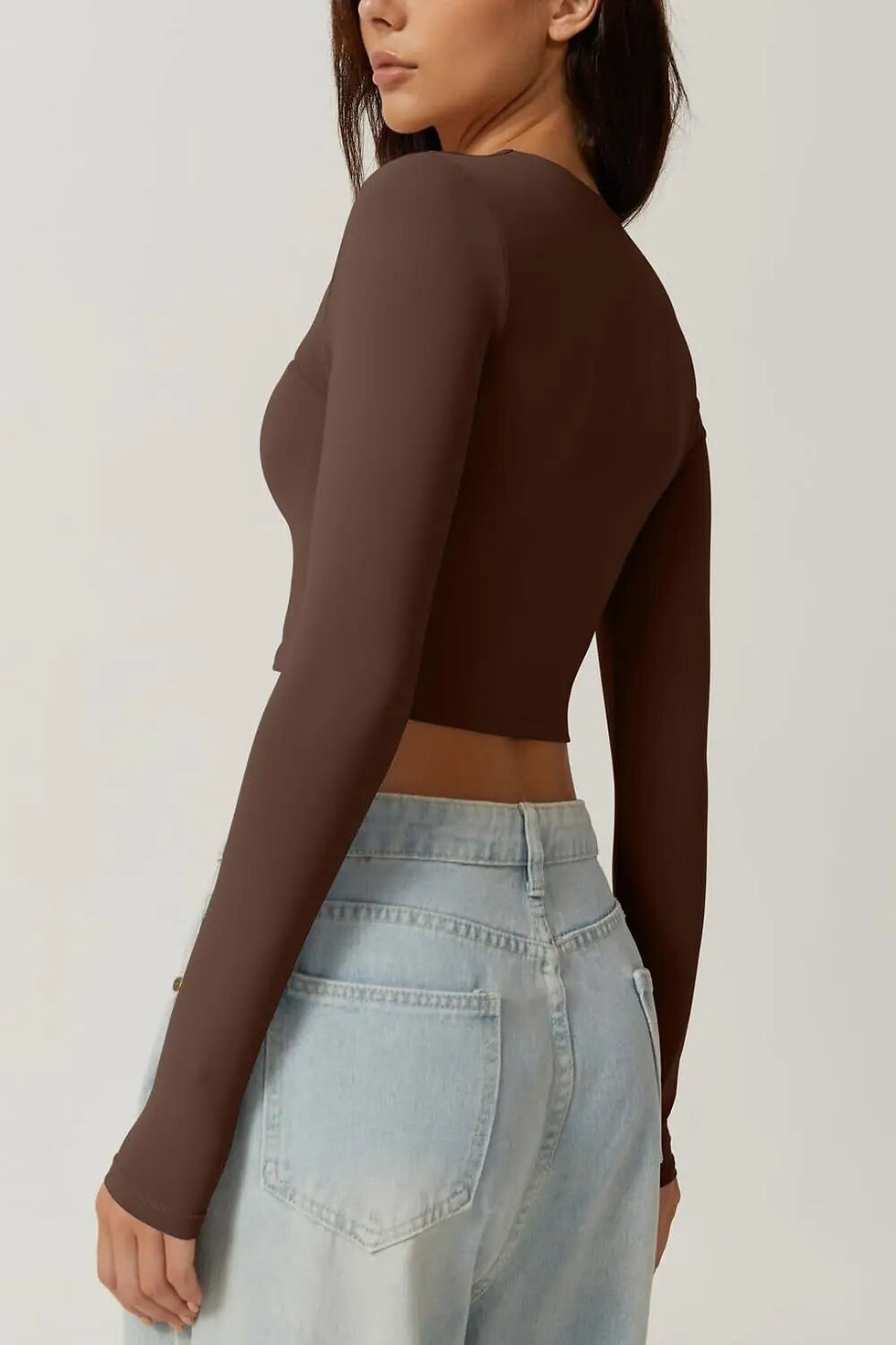 Thumbnail: Square Cut Longsleeve Top