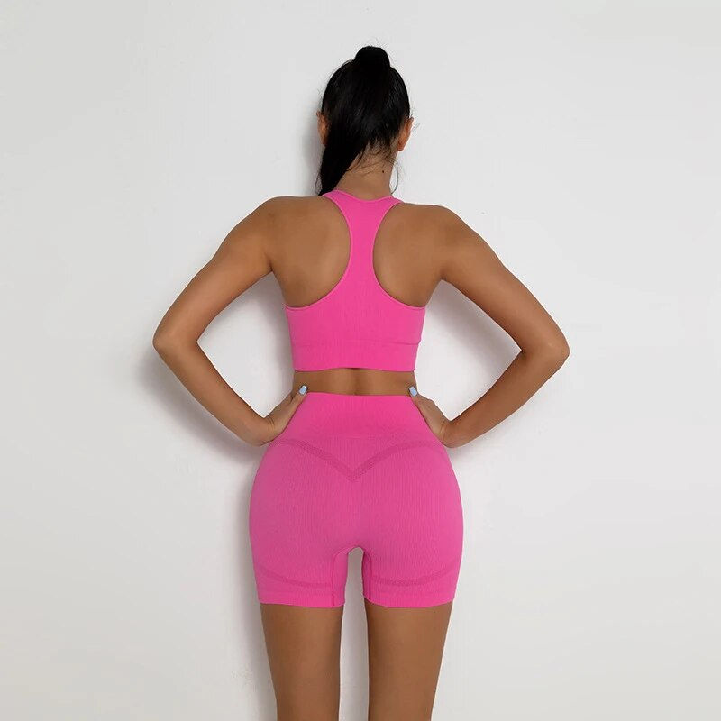 Thumbnail: Arleth Ribbed Top & Shorts Set