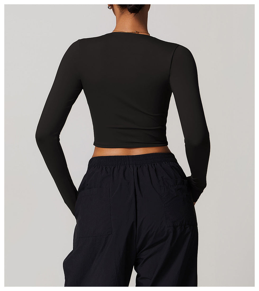 Thumbnail: Amy Square Cut Longsleeve Top