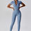 Thumbnail: Super Sculpt Short Sleeve Jumpsuit (size down)