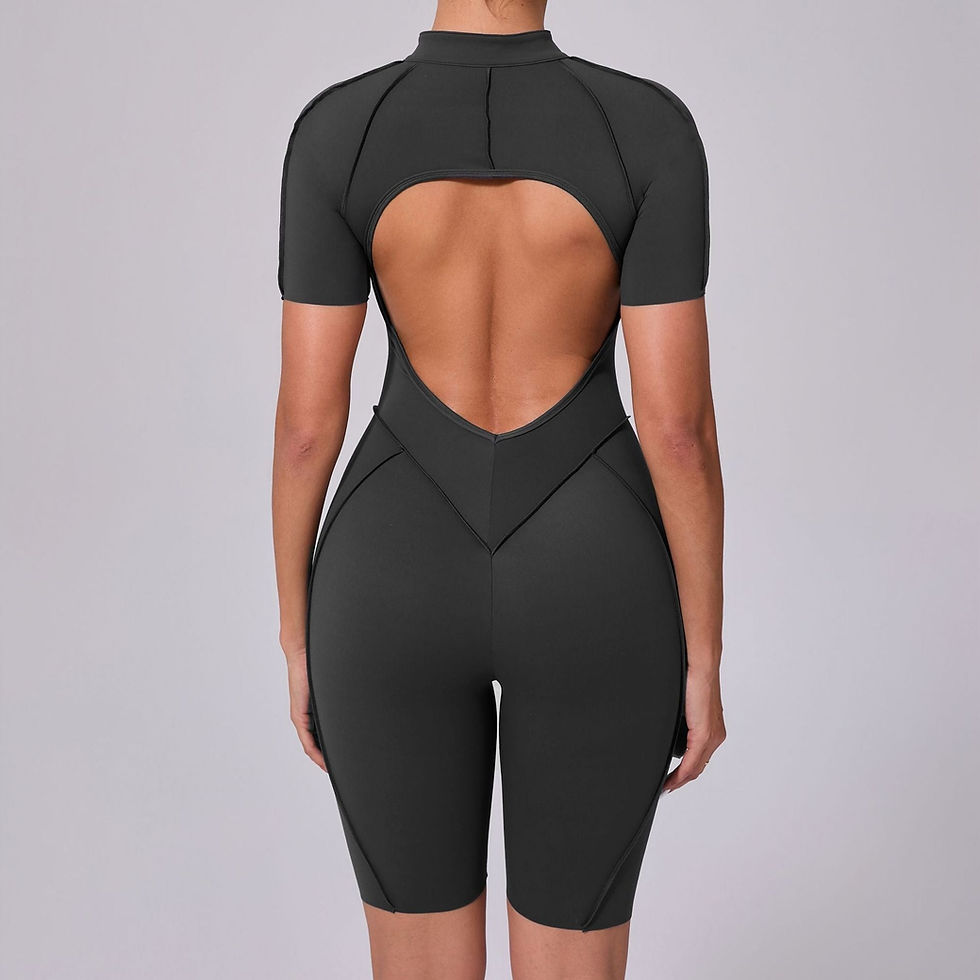 Thumbnail: Iconic T-Sleeve Zip Romper
