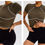 Thumbnail: Lila Contrast T-Sleeve Top