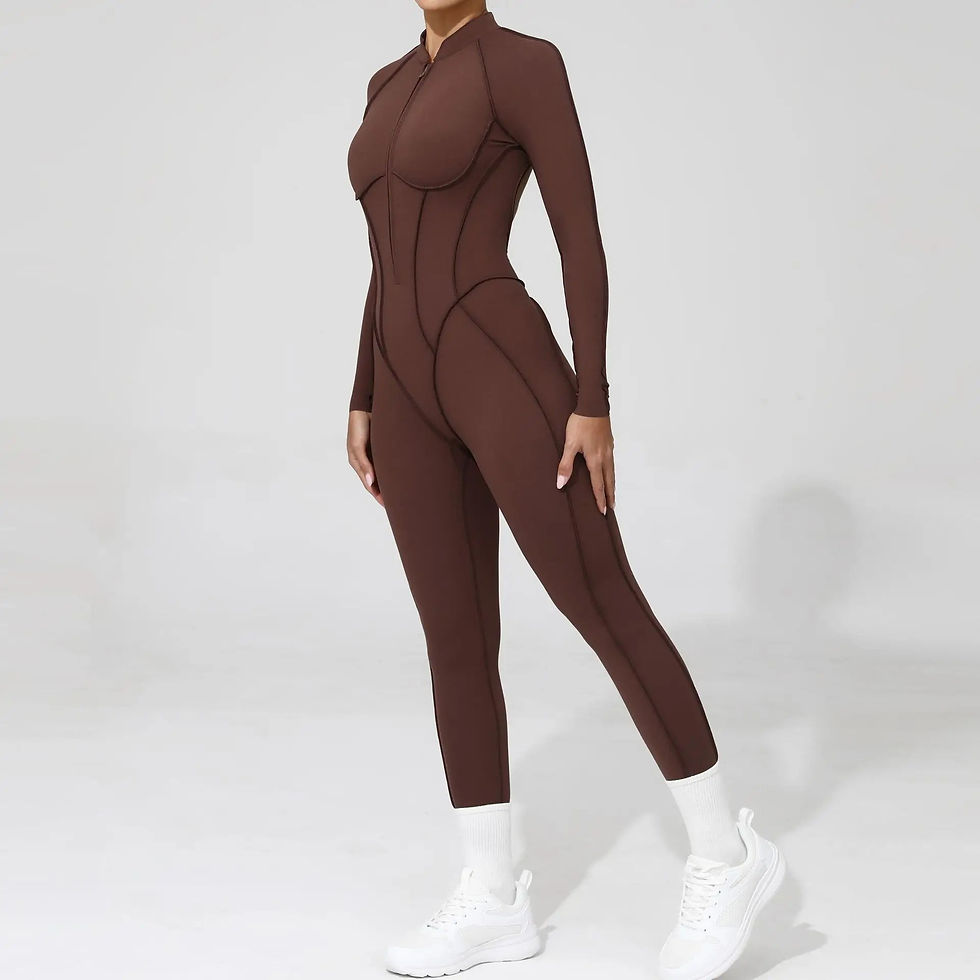 Thumbnail: Iconic Longsleeve Zip Jumpsuit