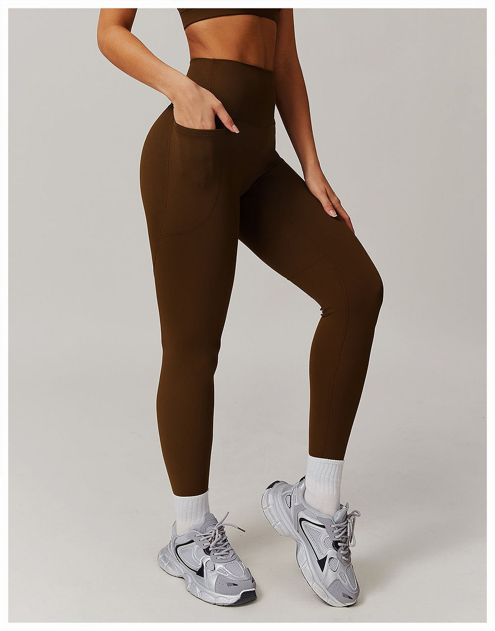 Thumbnail: Lydia Asymmetric Bra Top & Leggings Set