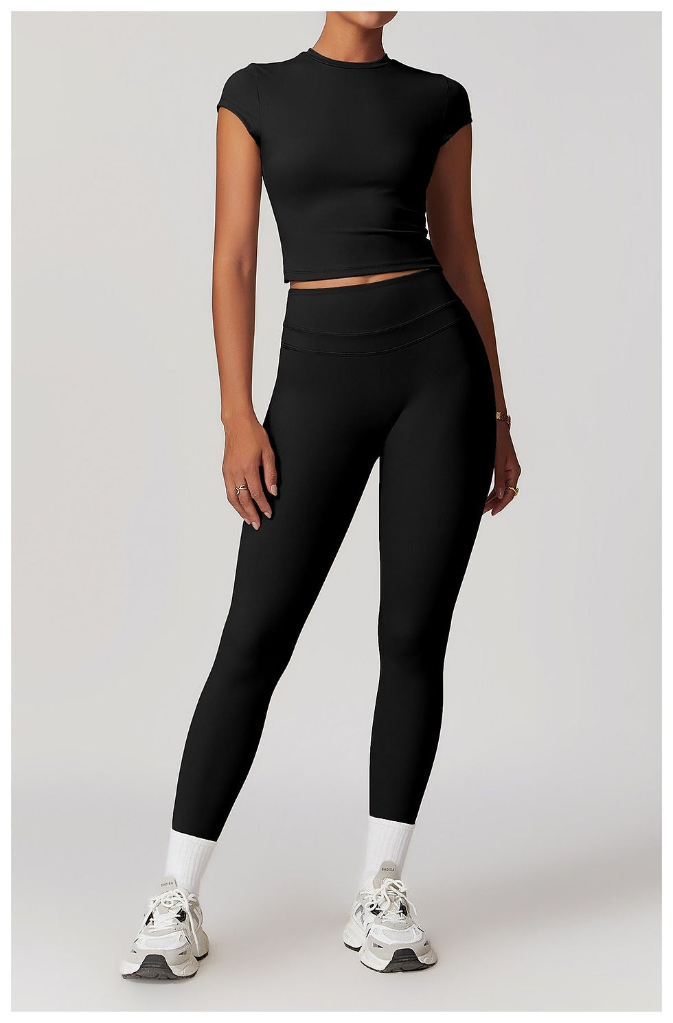 Thumbnail: Holly T Sleeve Top & Leggings Set