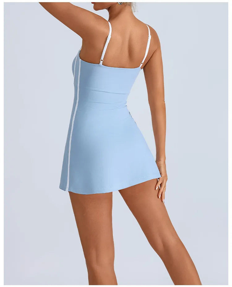 Thumbnail: Reina A Line Skort Dress