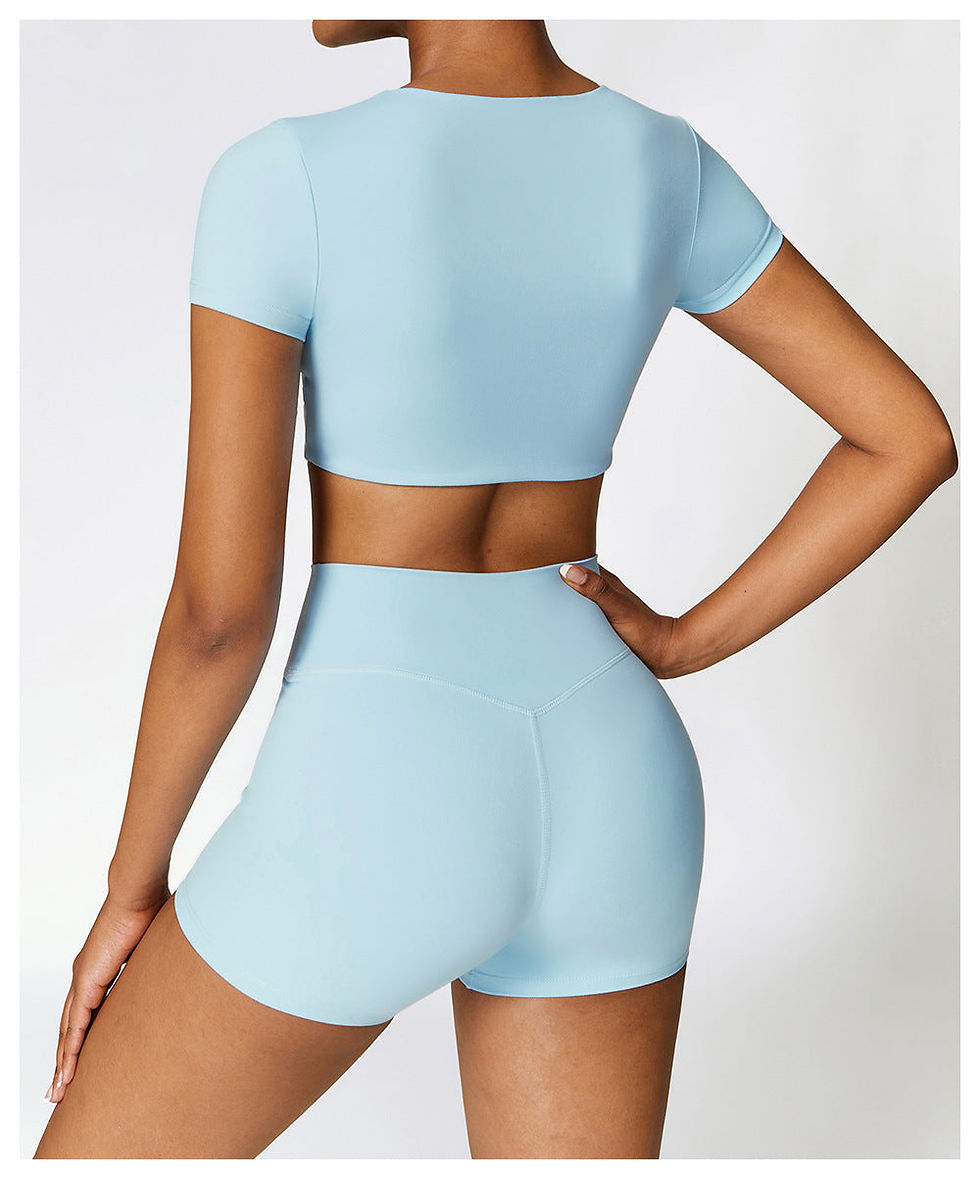 Thumbnail: Butter T-Sleeve Crop Top