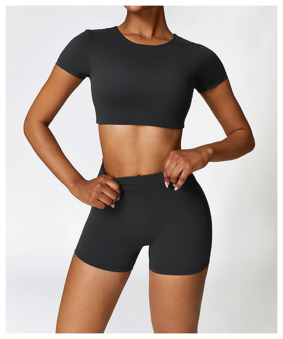 Thumbnail: Butter T-Sleeve Crop Top