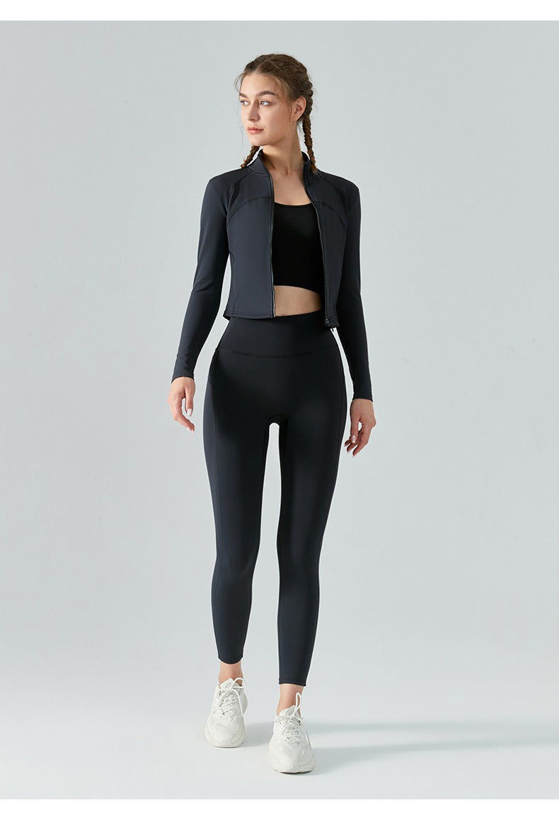 Thumbnail: Warm Fleeced Top & Leggings Set