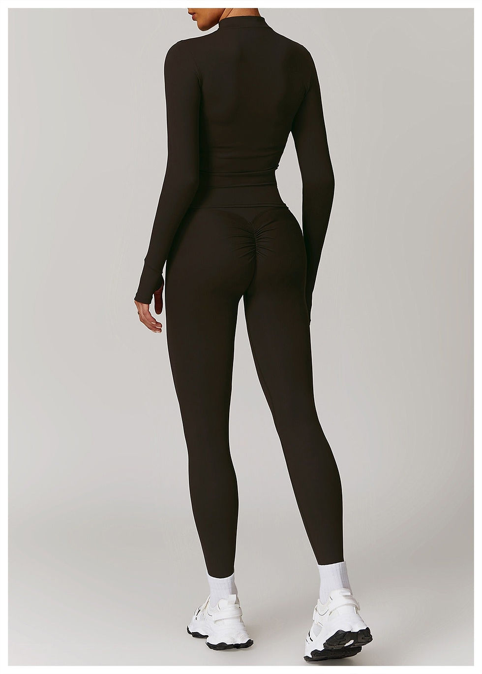 Thumbnail: Marian Longsleeve Zip Top & Leggings Set