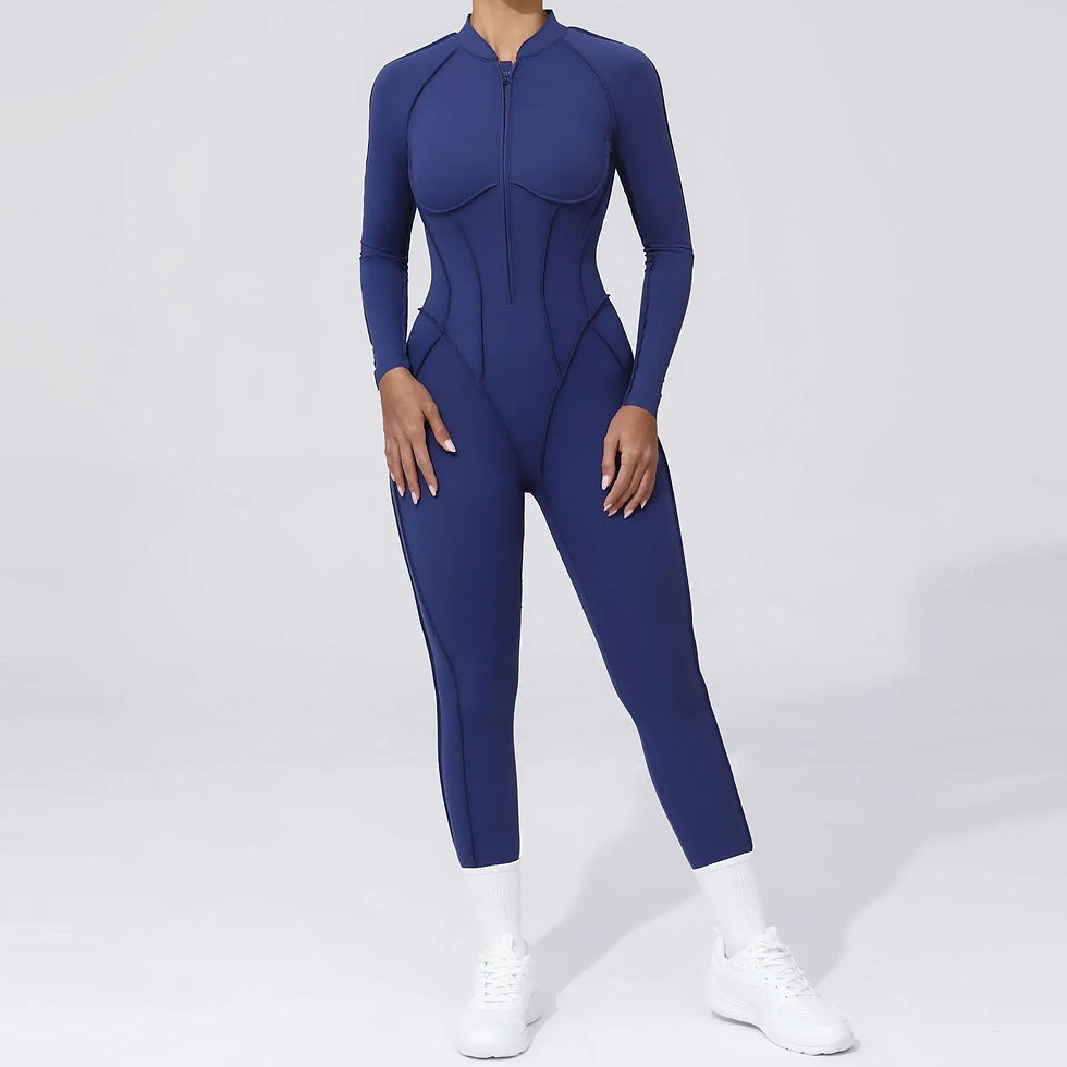 Thumbnail: Iconic Longsleeve Zip Jumpsuit