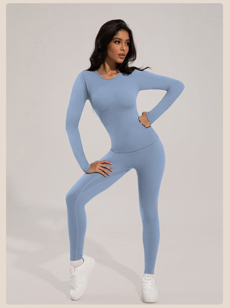 Thumbnail: Hailey Longsleeve Top & Leggings Set