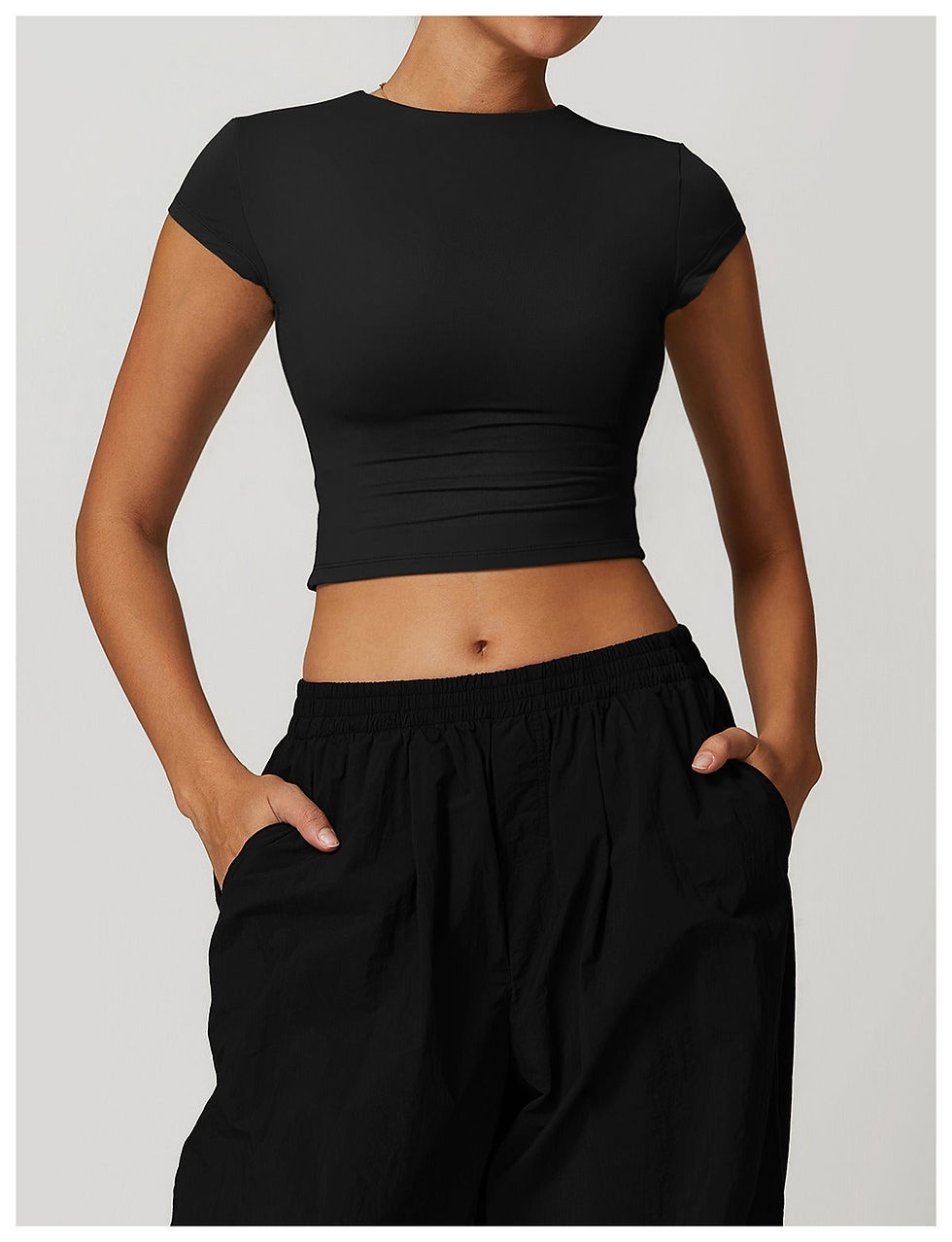 Thumbnail: Demi T-Sleeve Crop Top